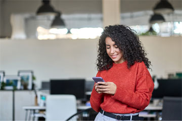 The convenient MySelective mobile app makes it easy for small business owners to manage their policies 24/7